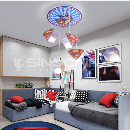 Cartoon led bedroom chandelier living room room creative light-DDBE-P-1509